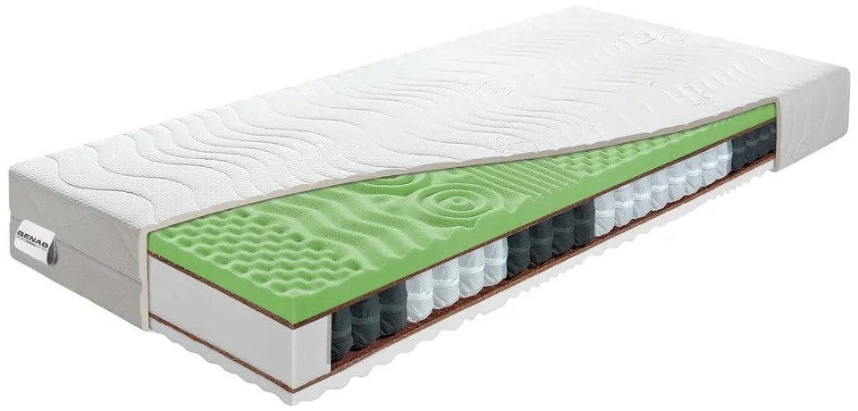 Materasso a molle dure/medie double-face 160x200 cm Visco Sleep - BENAB