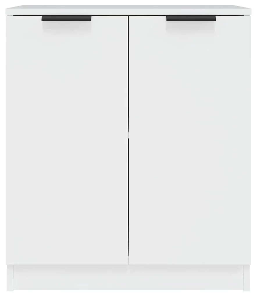 Credenza bianca 60x30x70 cm in legno multistrato