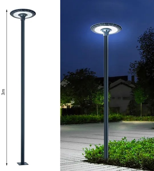 Brilagi - Lampione LED URBANSPARK 120W 230V antracite IP65