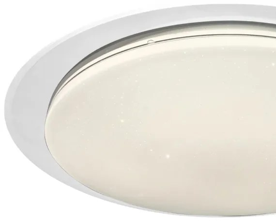 Plafoniera LED dimmerabile SONIC LED/100W/230V 3000-6000K diam. 85 cm bianca + telecomando
