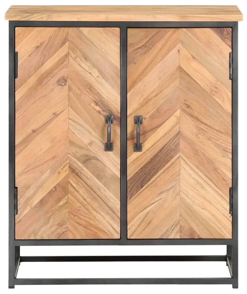 Credenza 60x35x70 cm in legno massello di acacia