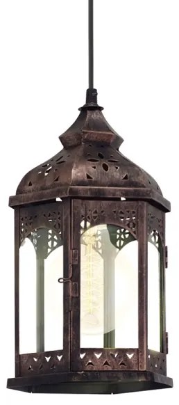 Eglo 49224 - Lampadario REDFORD 1 1xE27/60W/230V