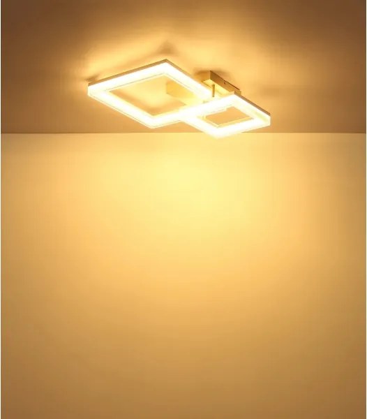 Globo 48047D - Plafoniera LED ZARA LED/24W/230V 3000K 46,5x62,5 cm