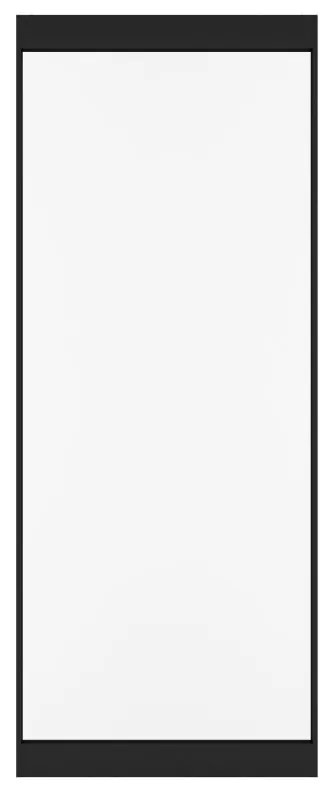 Porta scorrevole con binario invisibile 93 x 210 cm Alluminio e Vetro temperato smerigliato - TORIPA