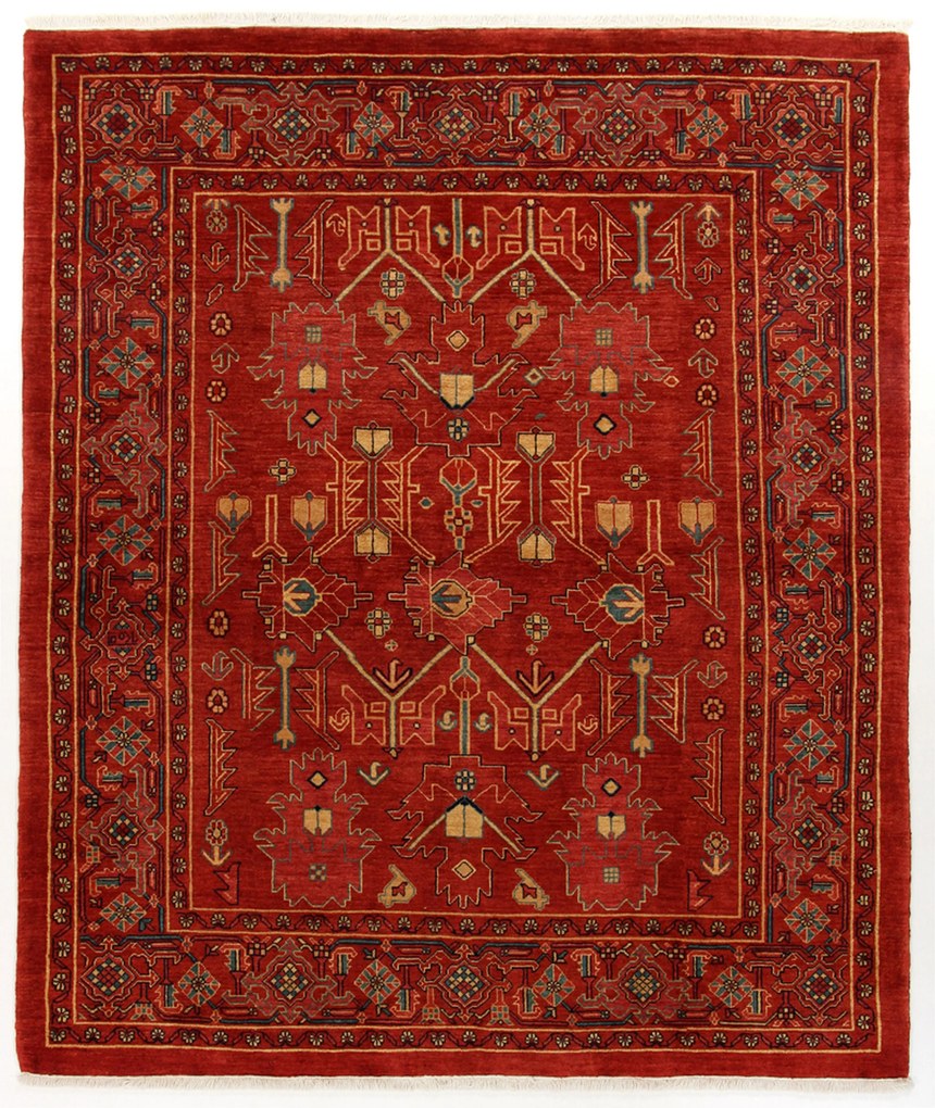 Heriz Tappeto 200x230 (Iran) Annodato A Mano