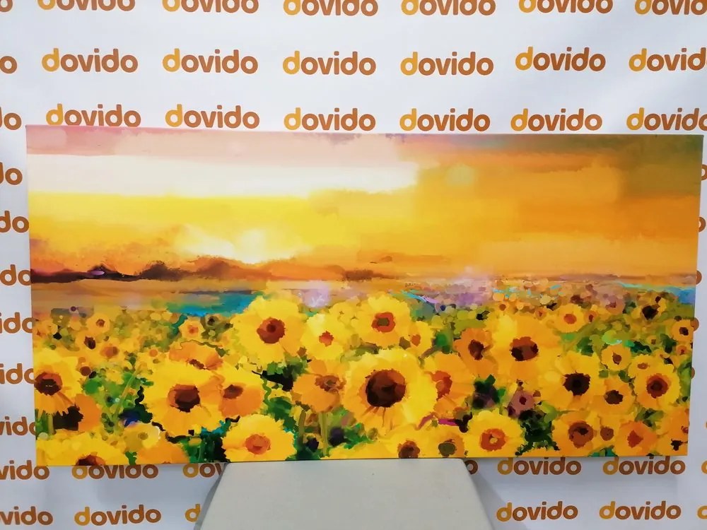 Stampa su tela – Campo di girasoli