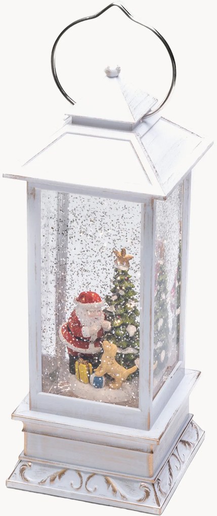 Decorazione natalizia a LED con funzione timer Santa With Dog