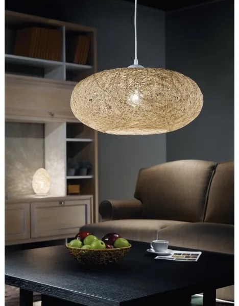 Eglo 93374 - Lampada a sospensione CAMPILO 1xE27/60W/230V