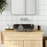 Lavabo Appoggio Multicolore Rettangolare 48x37,5x13,5 Ceramica 155095