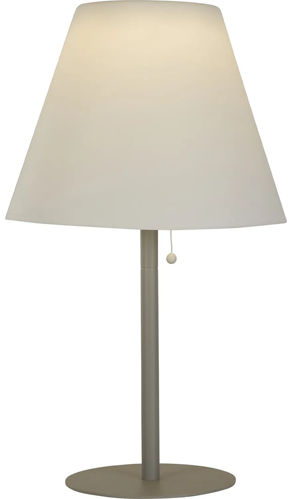 Lampada Da Scrivania Contemporanea Venezia Acciaio Argento Bianco Led 1,6W 0K