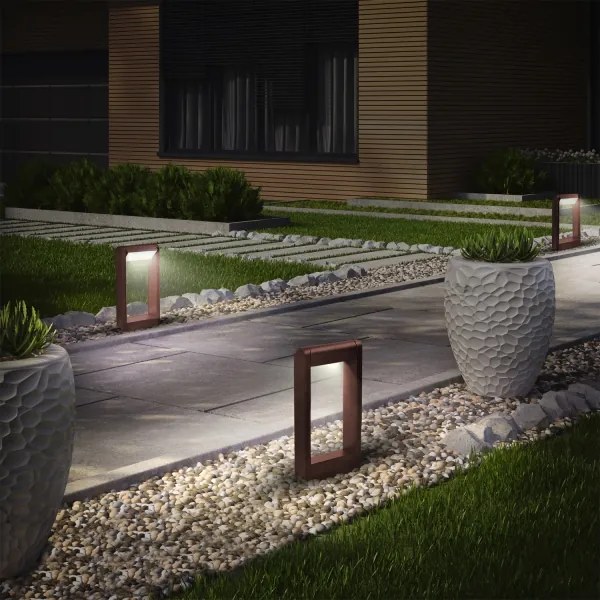 Brilagi - lampada LED da esterno CROTONE LED/7W/230V marrone IP54 30 cm