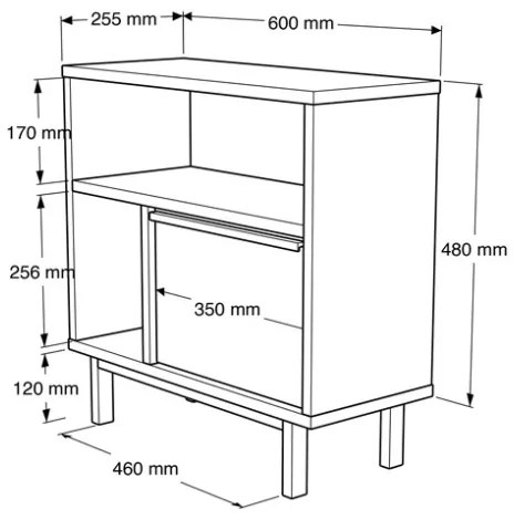 Tavolino Laterale Per Divano Da Salotto Multiuso 60x25x60 Ocean Rafia