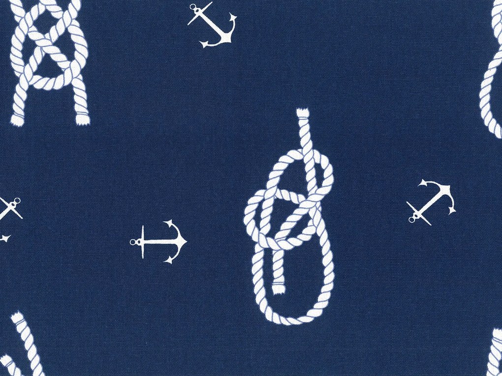 Marino cuscino in cotone disponibile in diverse colorazioni stile marinaresco blu