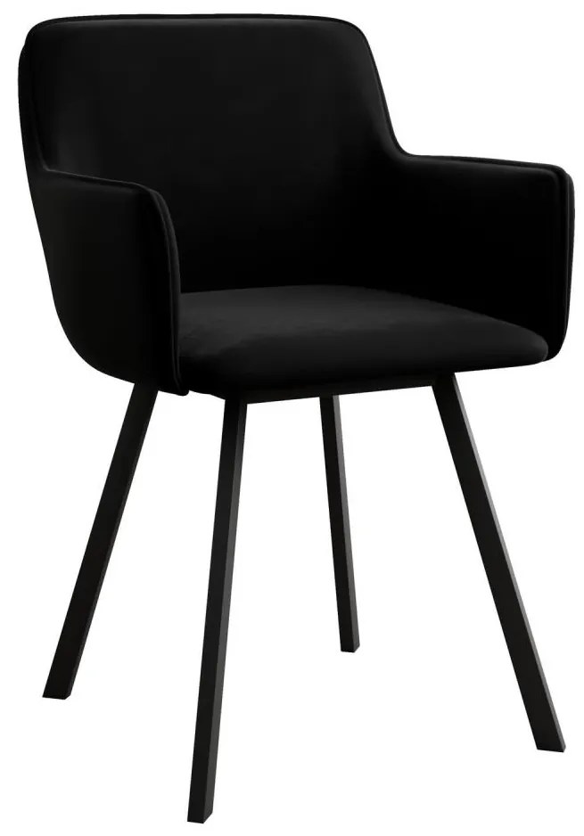 Sedia da pranzo AMELIA nero