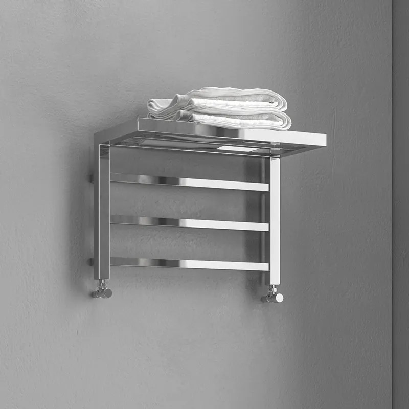 Kamalu - scaldasalviette termoarredo mensola 350x500mm modello kam-d1000