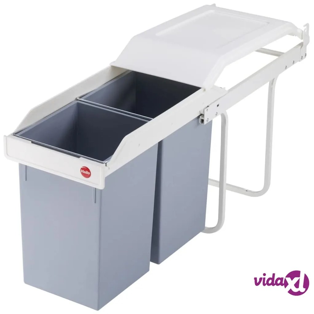 Hailo Pattumiera da Dispensa Multi-Box Duo Taglia L 2x14 L Crema 3659-001