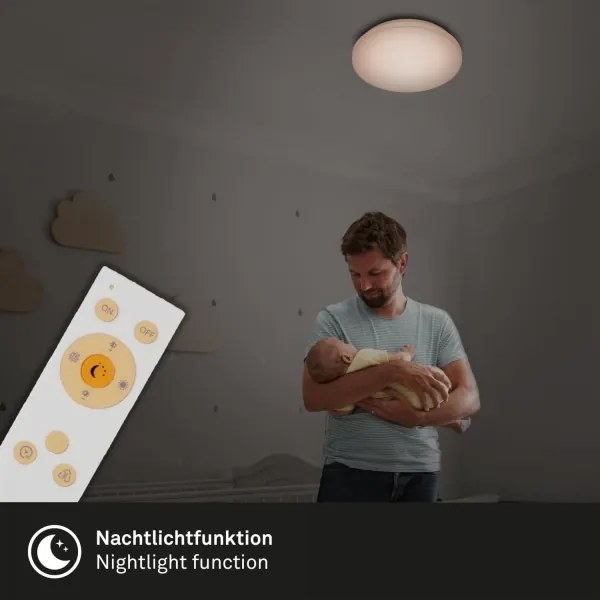 Briloner 7377-016 - Plafoniera LED dimmerabile LED/12W/230V 3000-6500K