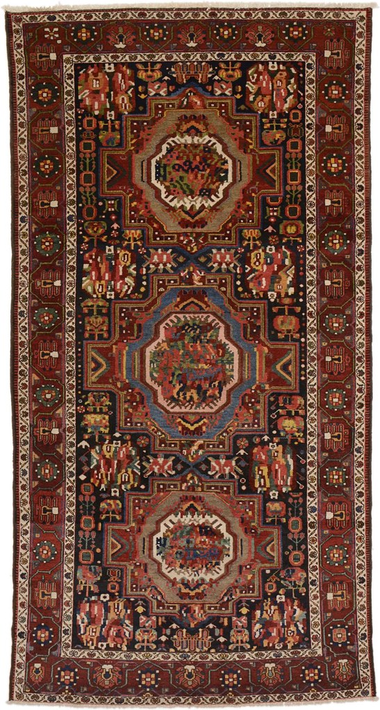 Hosseinabad Tappeto persiano 160 x 320 (Iran) Annodato A Mano
