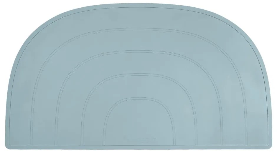 Tovaglietta Rainbow in silicone blu, 47 x 26 cm - Kindsgut