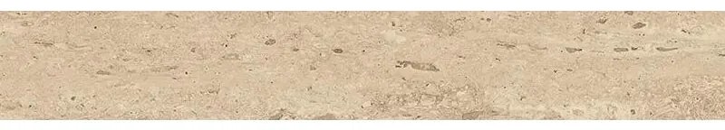Piastrella battiscopa POMPEI DO.BTS7,2X60 in monocottura smaltata avorio opaco L 60 x H 0.8 cm x Sp 8 mm confezione da 6 ml