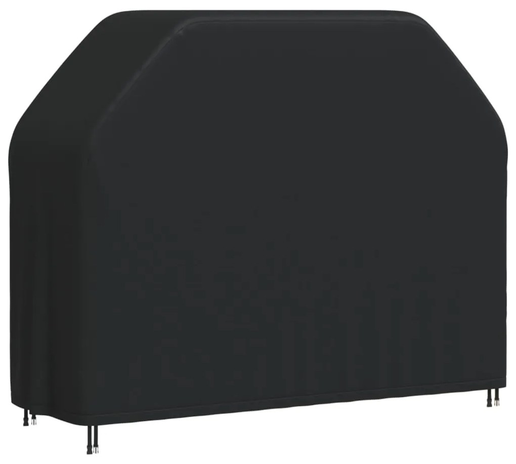 Copertura Per Barbecue 162x61x122 Cm Nera 420d Oxford /