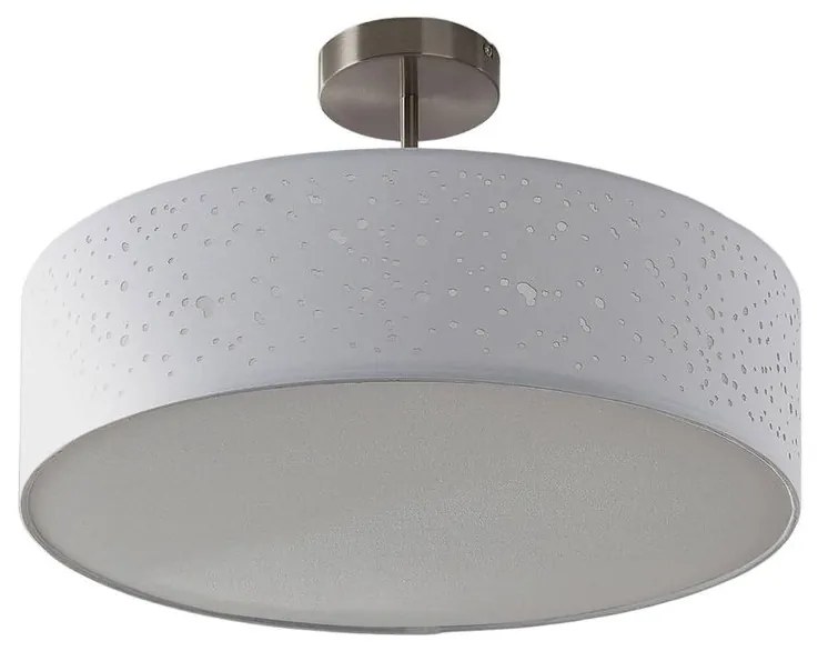 Lindby - Umma Plafoniera H30 White/Satin Nickel Lindby