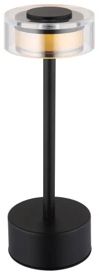 Globo 21026S - Lampada da tavolo LED dimmerabile SHIRA LED/2,5W/3,7V 2700/4000/6500K nero