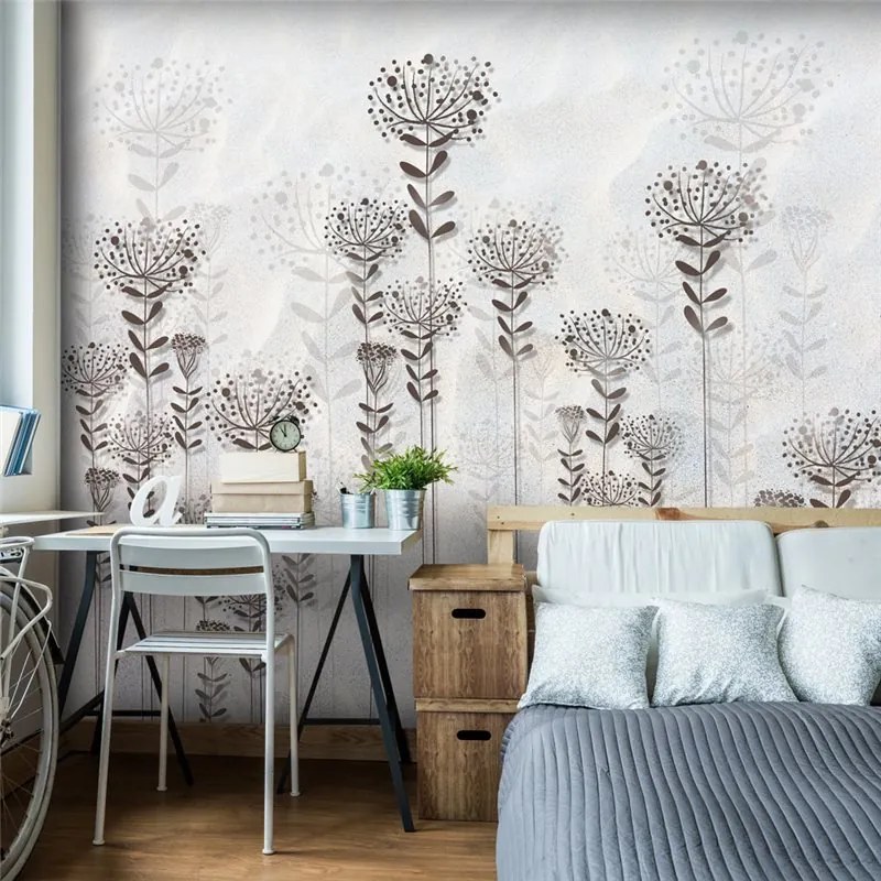 Fotomurale  Winter Garden  Colore Beige, Dimensioni e Misure 300x210