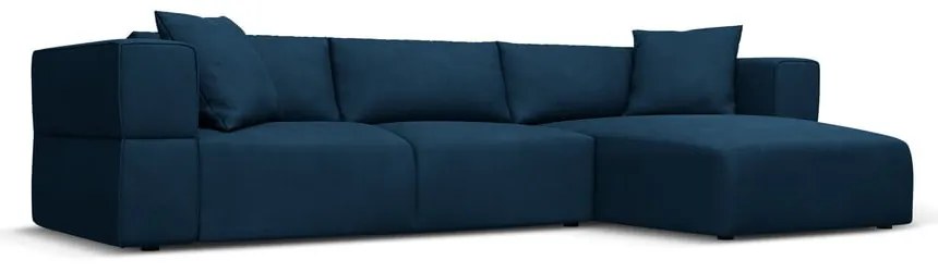 Divano angolare blu, angolo destro Esther - Milo Casa