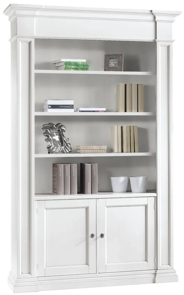 Libreria moderna design ZIG ZAG H156 BIANCO