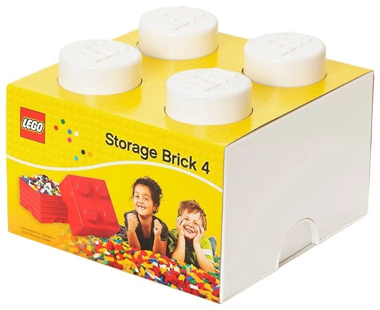 Scatola portaoggetti bianca quadrata - LEGO®