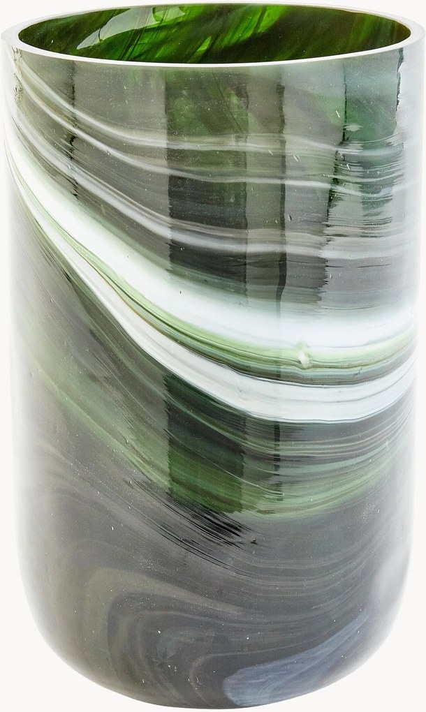 Vaso in vetro Marbled, alt. 30 cm