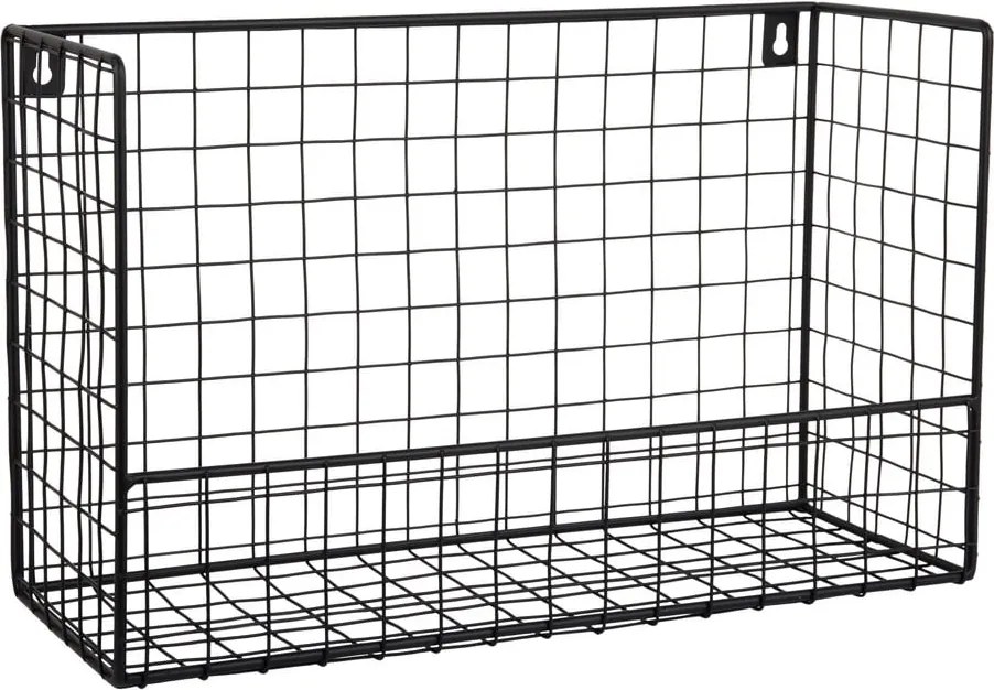 Mensola nera in acciaio 40 cm Reja – PT LIVING