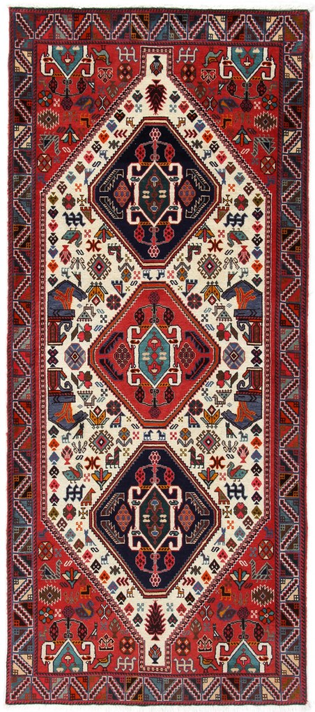 Gashghai Tappeto persiano 80x200 (Iran) Annodato A Mano