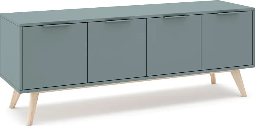 Mobile TV verde polveroso 140x53x40 cm Pisco – Marckeric