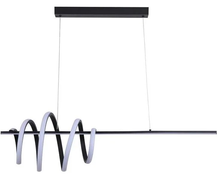 Searchlight 22510BK - Lampada a sospensione dimmerabile su cavo SWORD LED/40W/230V 3000K