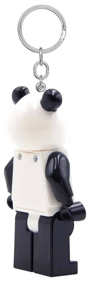 Portachiavi bianco e nero con torcia Iconic Panda - LEGO®