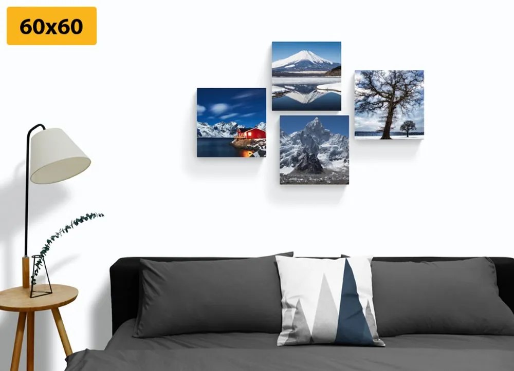 Set di quadri – Incanto della natura