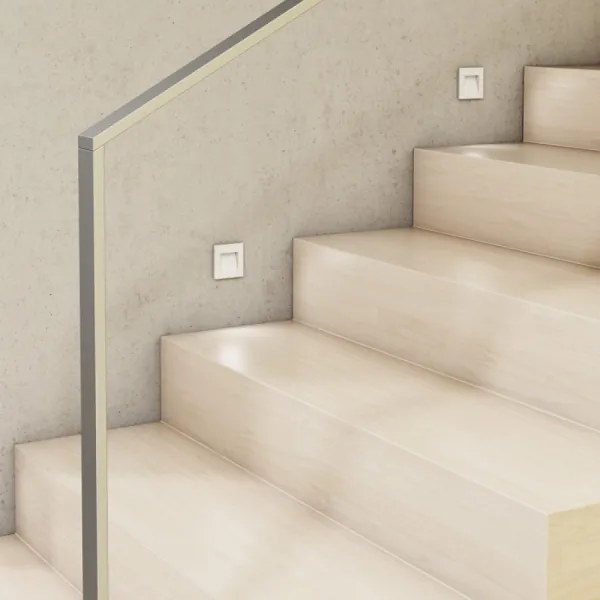 RED - R12013 - Lampada LED da esterno da incasso LED/3W/230V IP54 bianco