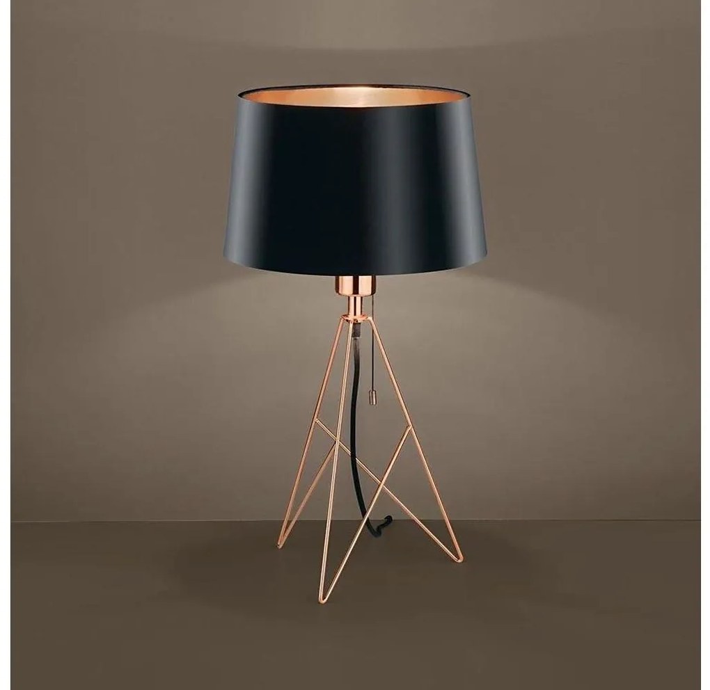 Eglo 39178 - Lampada da tavolo CAMPORALE 1xE27/60W/230V