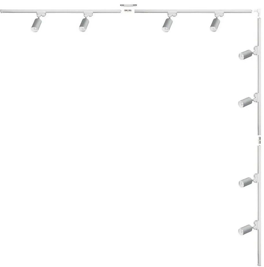 Zuma Line 3583 - Faretto per sistema a binario TUBE 8xGU10/35W/230V bianco