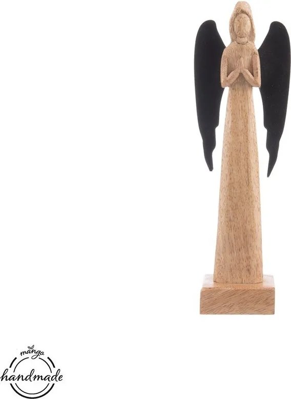 Statuetta in legno (altezza totale 27 cm) Angel – Orion
