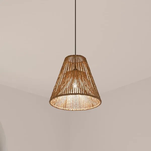 Atmosphera - Lampadario a sospensione con filo GIADA 1xE27/40W/230V iuta