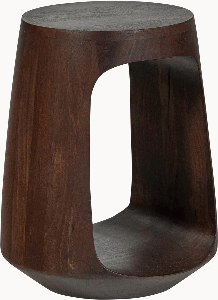Tavolino rotondo in legno di mango Bayo