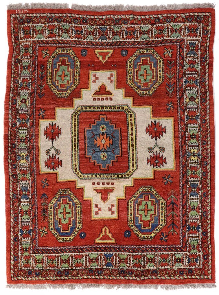 Gabbeh Tappeto 210 x 270 Rosso (Iran) Annodato A Mano