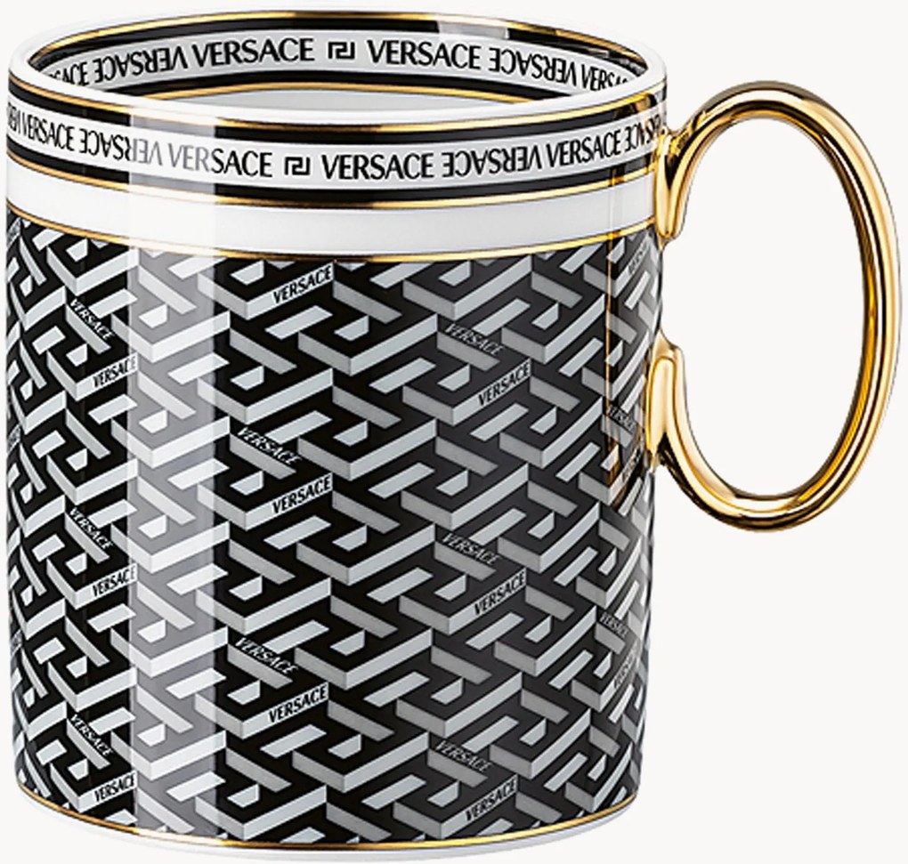 Tazza in porcellana La Greca Signature
