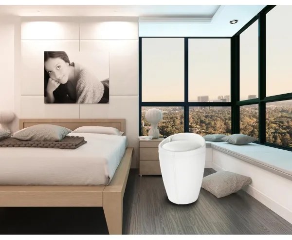 WENKO 21773100 - Sgabello CANDY 36x50,5 cm bianco/nero