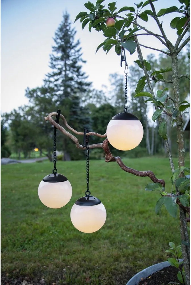 Set di 3 luci solari sospese per esterni, ø 10 cm Globus - Star Trading