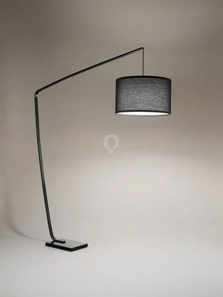 Lampada da terra zoe 6876 n nero