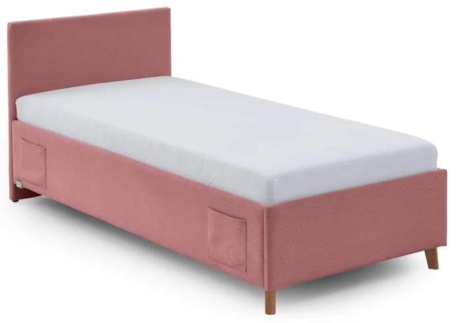 Letto da bambini rosa imbottito rete non inclusa 120x200 cm Cool – Meise Möbel